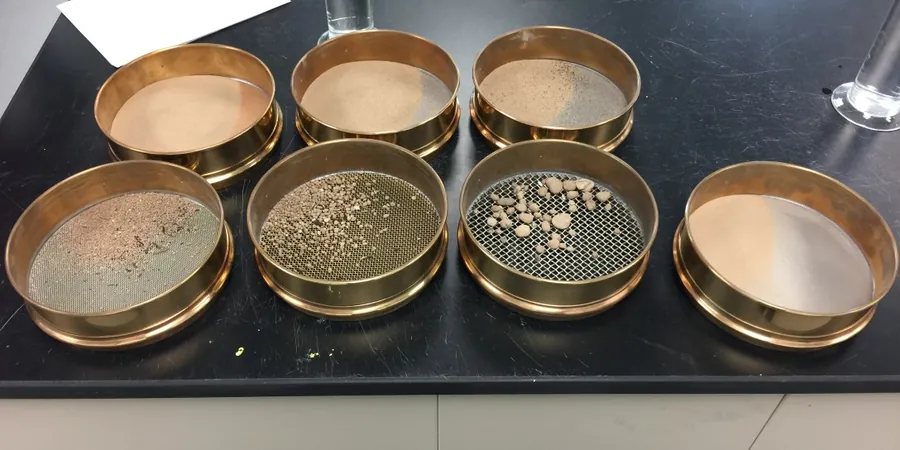 Particle Size Distribution Testing in Porirua (Sieve & Hydrometer)